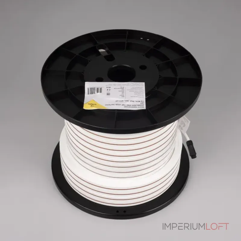 Светодиодная лента герметичная MOONLIGHT-PRO-TOP-X320-16x16mm 48V White6000 (10 W/m IP67 30m wire x2 Вывод боковой) Arlight 061069 (цена за метр, лот от 30 м)