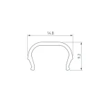Экран LINE-D-1515-2000 OPAL Arlight 061085