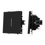 Механизм звонкового выключателя LED SWT-NOBE-MKR1-SFPL-L-BK (230V 10A) Arlight 061734