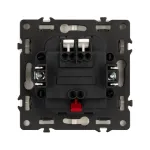 Механизм звонкового выключателя двухклавишный LED SWT-NOBE-MKR2-SFPL-L-GD (230V 10A) Arlight 061743(1)
