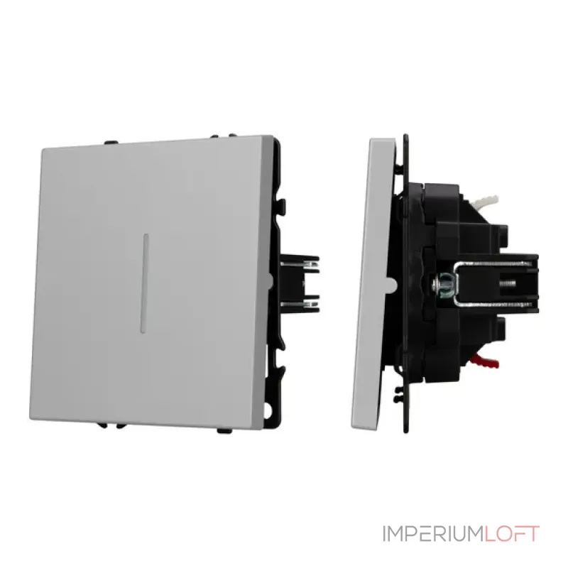 Выключатель звонковый 1 клавишный подсветка софт-тач SWT-MKR1-SFPL-L-IS (250V 10A) Arlight 061784(1) Выключатель звонковый 1 клавишный подсветка софт-тач SWT-MKR1-SFPL-L-IS (250V 10A) Arlight 061784(1)