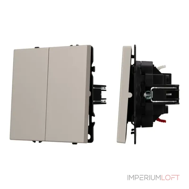 Механизм звонкового выключателя двухклавишный SWT-NOBE-MKR2-SFPL-CA (230V 10A) Arlight 061785 Механизм звонкового выключателя двухклавишный SWT-NOBE-MKR2-SFPL-CA (230V 10A) Arlight 061785
