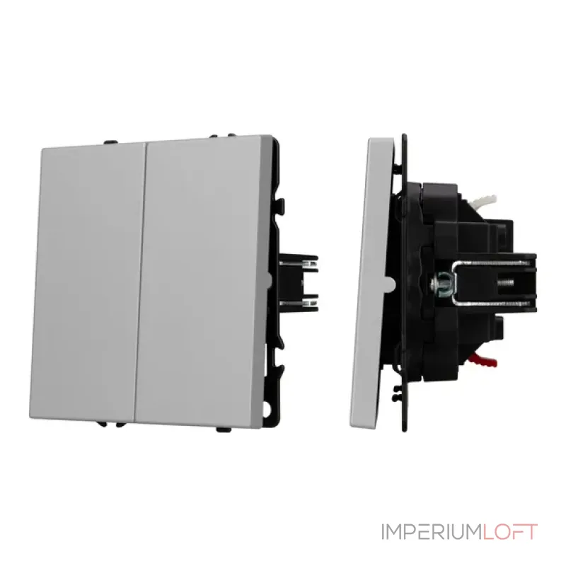 Механизм звонкового выключателя двухклавишный SWT-NOBE-MKR2-SFPL-IS (230V 10A) Arlight 061786 Механизм звонкового выключателя двухклавишный SWT-NOBE-MKR2-SFPL-IS (230V 10A) Arlight 061786