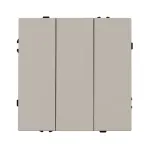 Механизм выключателя трехклавишный непроходной SWT-NOBE-MK03-SFPL-CA (230V 10A) Arlight 061797