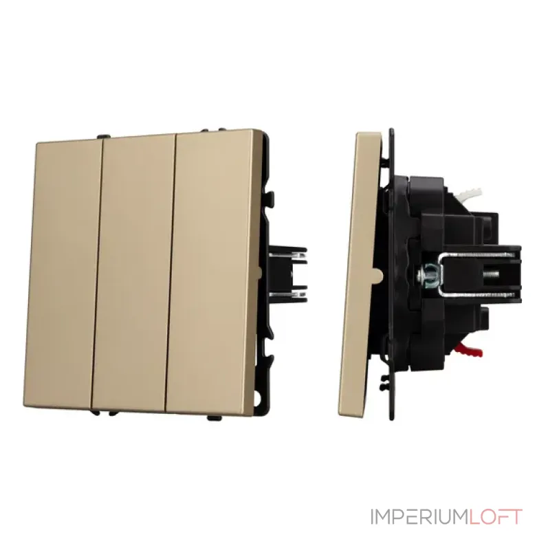 Выключатель 3 клавишный софт-тач SWT-MK03-SFPL-GD (250V 10A) Arlight 061798(1) Выключатель 3 клавишный софт-тач SWT-MK03-SFPL-GD (250V 10A) Arlight 061798(1)