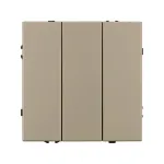 Выключатель 3 клавишный софт-тач SWT-MK03-SFPL-GD (250V 10A) Arlight 061798(1)