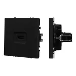 Механизм HDMI розетки SCT-NOBE-MHD1-SFPL-BK Arlight 061841