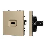 Механизм HDMI розетки SCT-NOBE-MHD1-SFPL-GD Arlight 061843