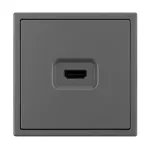 Механизм HDMI розетки SCT-NOBE-MHD1-SFPL-GR Arlight 061844