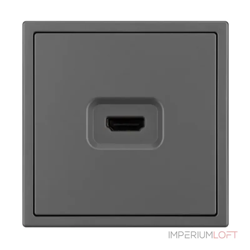 Механизм HDMI розетки SCT-NOBE-MHD1-SFPL-GR Arlight 061844