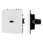 Механизм HDMI розетки SCT-NOBE-MHD1-SFPL-WH Arlight 061846