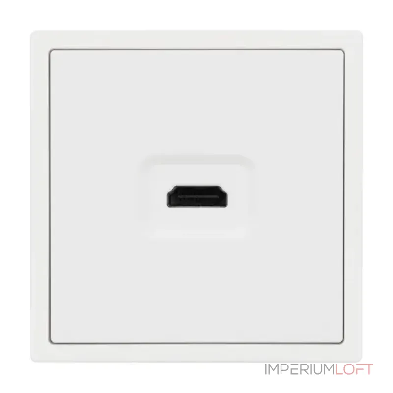 Механизм HDMI розетки SCT-NOBE-MHD1-SFPL-WH Arlight 061846