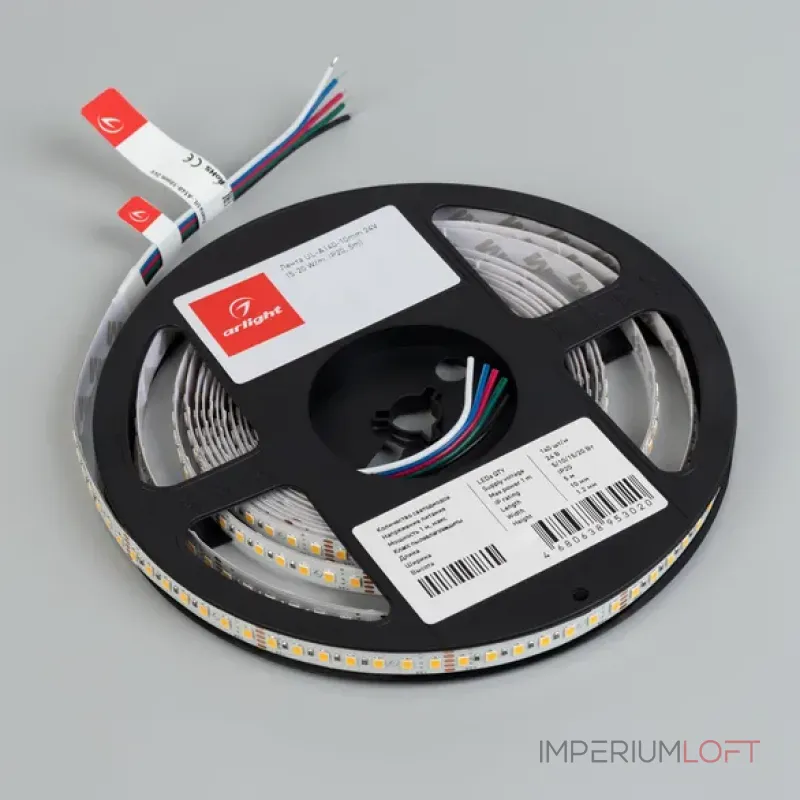 Светодиодная лента UL-A140-10mm 24V Warm2700 (5-20 W/m IP20 5m) Arlight 061922 (цена за метр, лот от 5 м)