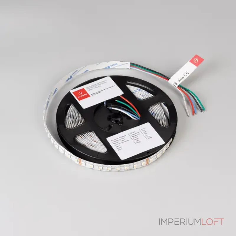 Светодиодная лента герметичная RZ-NANO-H96-12mm 24V RGBW-White (12 W/m IP54 5m CRI>90) Arlight 062380 (цена за метр, лот от 5 м)