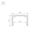 Профиль WPH-FLEX-1212-1000 ANOD Arlight 062505
