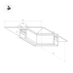 Коннектор угловой MAG-MICROCOSM-CON-FDW-L90 (WH) (IP20) Arlight 062720