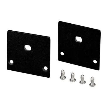 Заглушка LINE-3535-TRAY BLACK с отверстием Arlight 062738