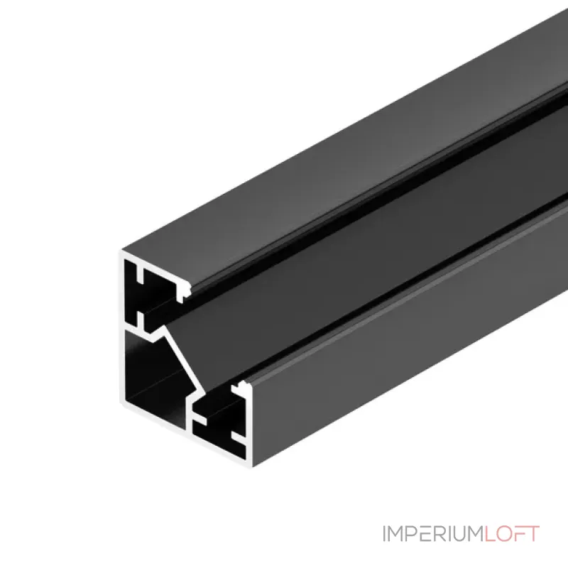 Профиль SL-KUB-DISPLAY-2525-2000 ANOD BLACK Arlight 062894