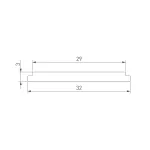 Экран LINE-3560-BENT-SIDE-2M OPAL Arlight 062982