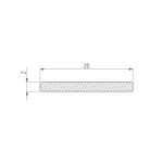 Полоса для лент ARH-W20-3000 BLACK Arlight 063285