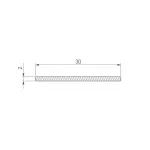 Полоса для лент ARH-W30-3000 BLACK Arlight 063287