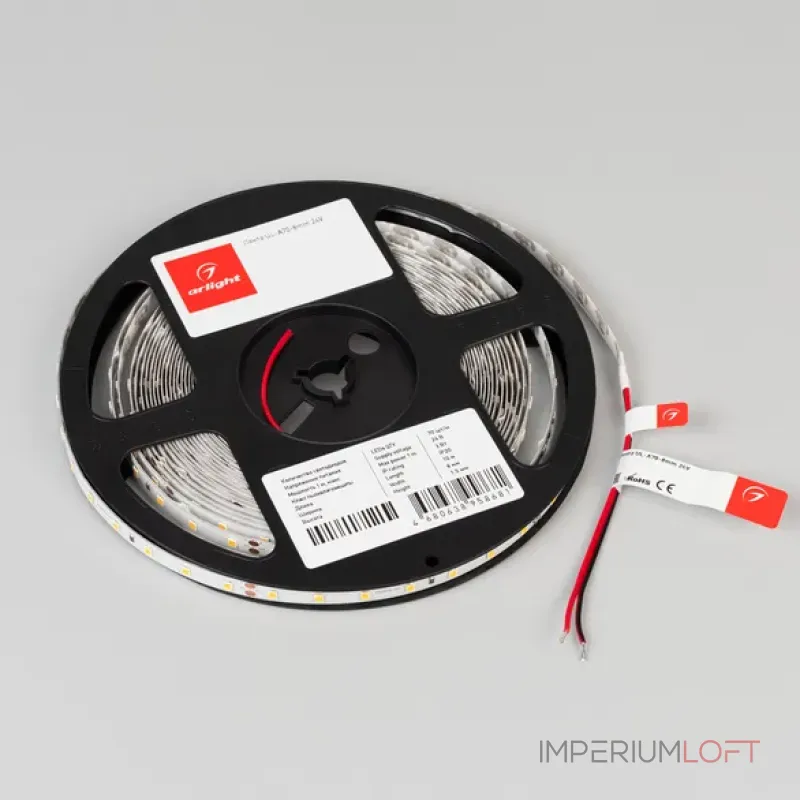Светодиодная лента UL-A70-8mm 24V Warm2700 (3 W/m IP20 10m) Arlight 063311 (цена за метр, лот от 10 м)