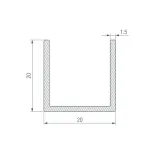 Профиль П-образный TECH-2020-3000 WHITE Arlight 063534