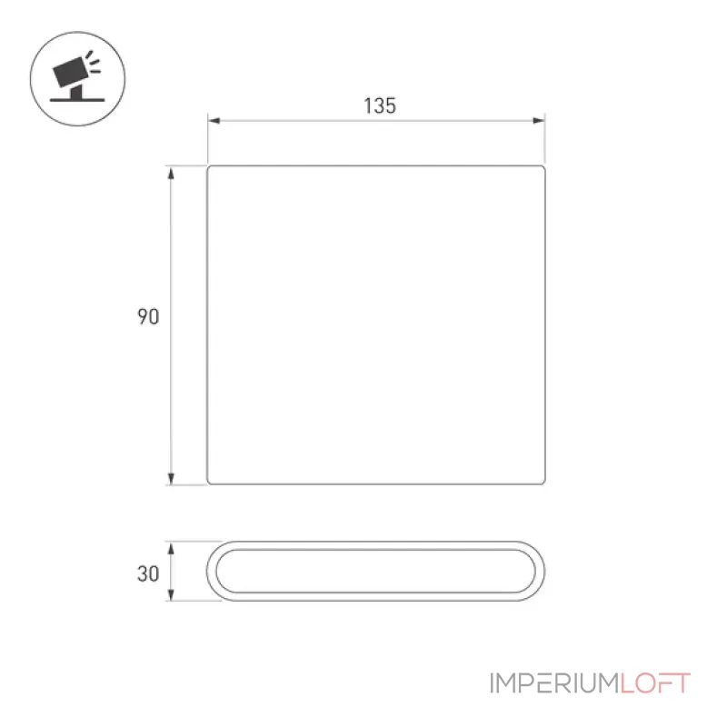 Уличный настенный светильник Arlight FLAT 063609 Уличный настенный светильник Arlight FLAT 063609