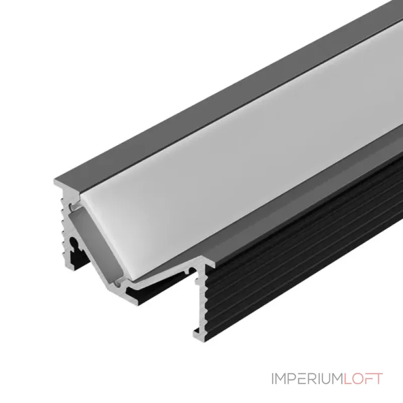 Профиль SL-BEVEL-W32-F-2000 ANOD BLACK Arlight 063941 Профиль SL-BEVEL-W32-F-2000 ANOD BLACK Arlight 063941