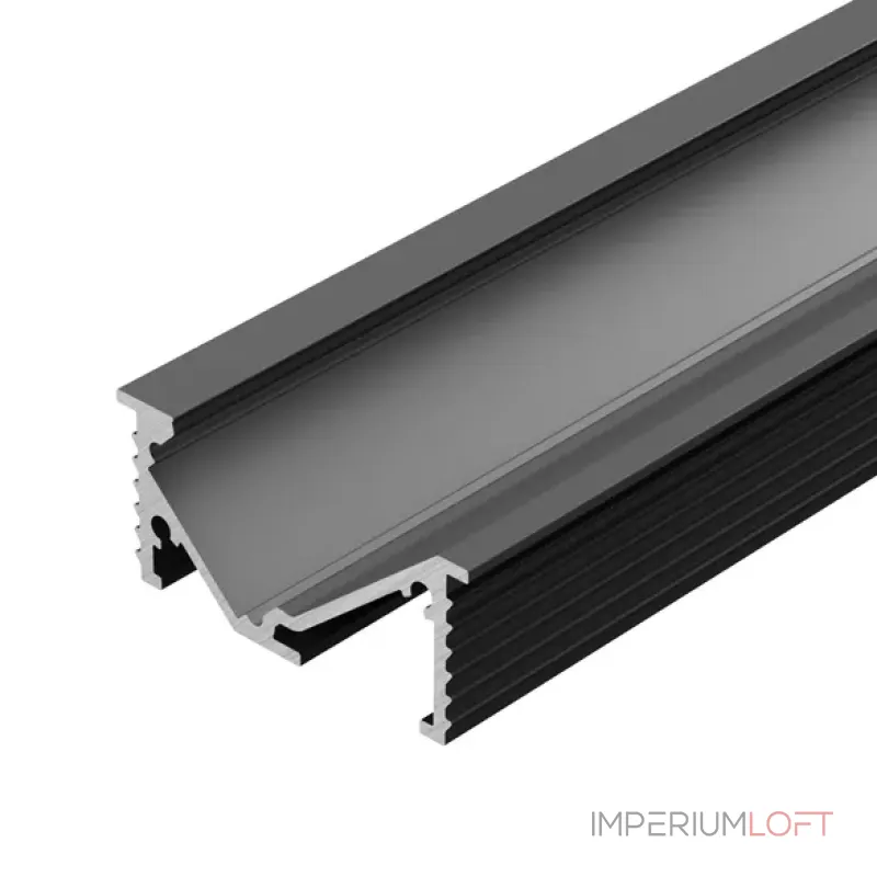 Профиль SL-BEVEL-W32-F-2000 ANOD BLACK Arlight 063941 Профиль SL-BEVEL-W32-F-2000 ANOD BLACK Arlight 063941