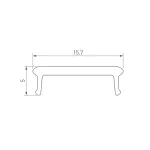 Экран призматический LINE-W16-2000 OPAL Arlight 063966