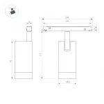 Светильник MAG-ORIENT-SPOT-R35-6Вт Warm3000 BR 24 deg 48В DALI Arlight IP20 045065
