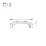 Экран STRETCH-SHADOW-100м OPAL-PVC A2-CONTOUR-PRO Arlight 046369