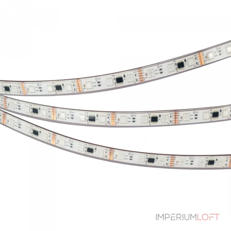 Arlight Лента герметичная DMX-PS-B60-12mm 12В RGB-PX3 14 В/м IP67 5060 5м 039605