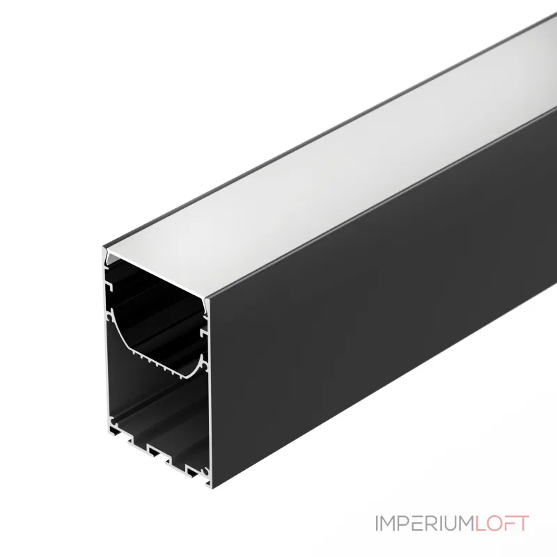 Профиль LINE-S-5075-3000 BLACK Arlight Алюминий 041849 Профиль LINE-S-5075-3000 BLACK Arlight Алюминий 041849