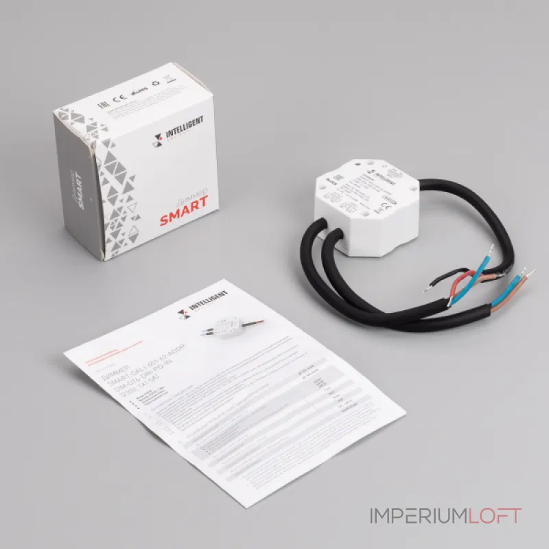 INTELLIGENT ARLIGHT Диммер SMART-DALI-601-62-ADDR-DIM-DT6-DRI-PD-IN 230В 1x1.5A IARL IP20 039135