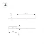 Коннектор питания MAG-MICROCOSM-CON-POWER BK Arlight IP20 043052