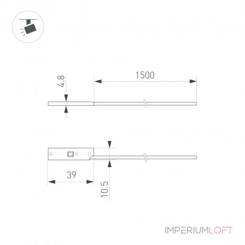 Коннектор питания MAG-MICROCOSM-CON-POWER BK Arlight IP20 043052
