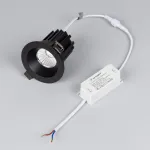 Светильник MS-ATOLL-BUILT-R86-10Вт Warm3000 BK 60 deg 230В Arlight IP54 041573