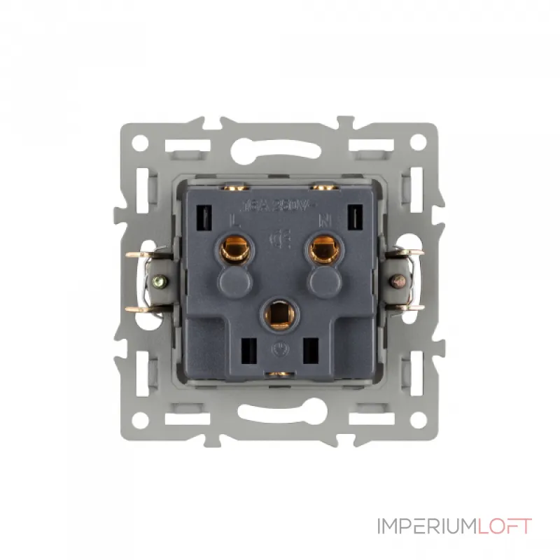 Arlight Механизм электрической розетки SCT-MEU1-PL-WH 250В 16A 043730