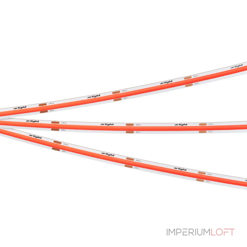 Лента COB-X480-8mm 24В Red 8 В/м IP20 5м Arlight 047739