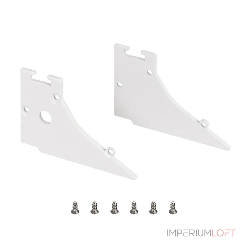 Arlight Заглушка FANTOM-W45-BEVEL WHITE Металл 039954