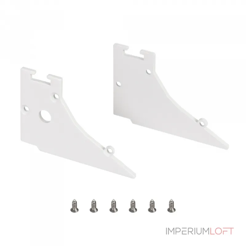 Arlight Заглушка FANTOM-W45-BEVEL WHITE Металл 039954