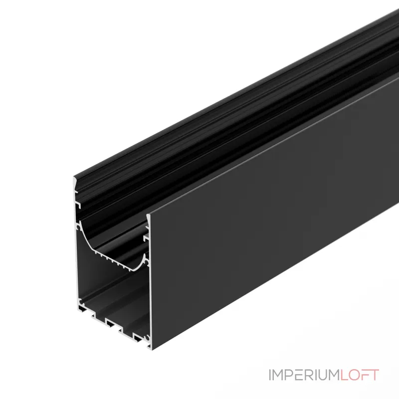 Профиль LINE-S-5075-3000 BLACK Arlight Алюминий 041849 Профиль LINE-S-5075-3000 BLACK Arlight Алюминий 041849