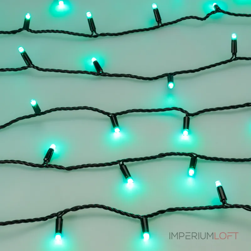 Arlight Светодиодная гирлянда ARD-STRING-CLASSIC-10000-BLACK-95LED-LIVE RGBW-DMX 24В 10Вт Ardecoled IP65 031743