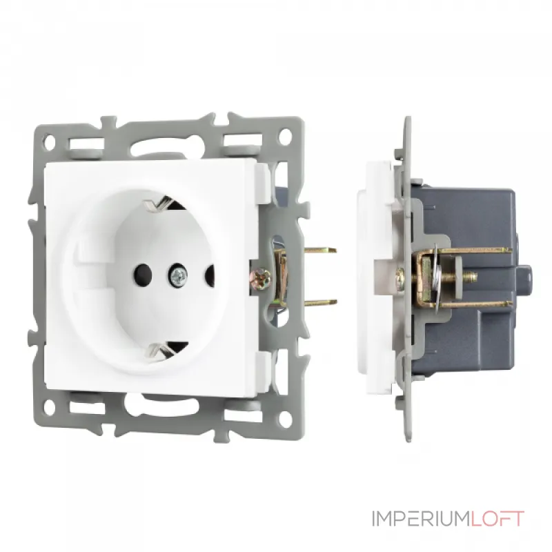 Arlight Механизм электрической розетки SCT-MEU1-PL-WH 250В 16A 043730