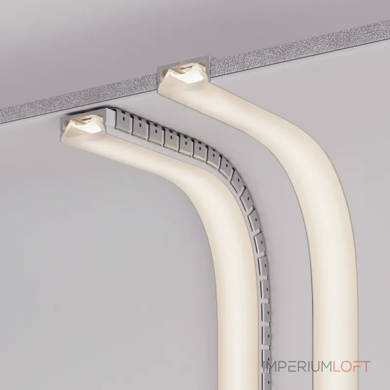 Силиконовый профиль WPH-FLEX-5025-TOP-S23-10м WHITE Arlight Силикон 050136