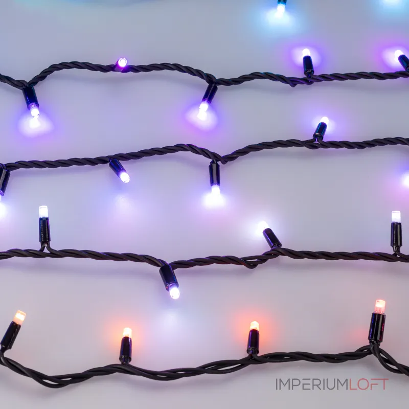 Arlight Светодиодная гирлянда ARD-STRING-PRO-10000-BLACK-100LED-LIVE RGB-DMX 24В 10Вт Ardecoled IP65 031750 Arlight Светодиодная гирлянда ARD-STRING-PRO-10000-BLACK-100LED-LIVE RGB-DMX 24В 10Вт Ardecoled IP65 031750