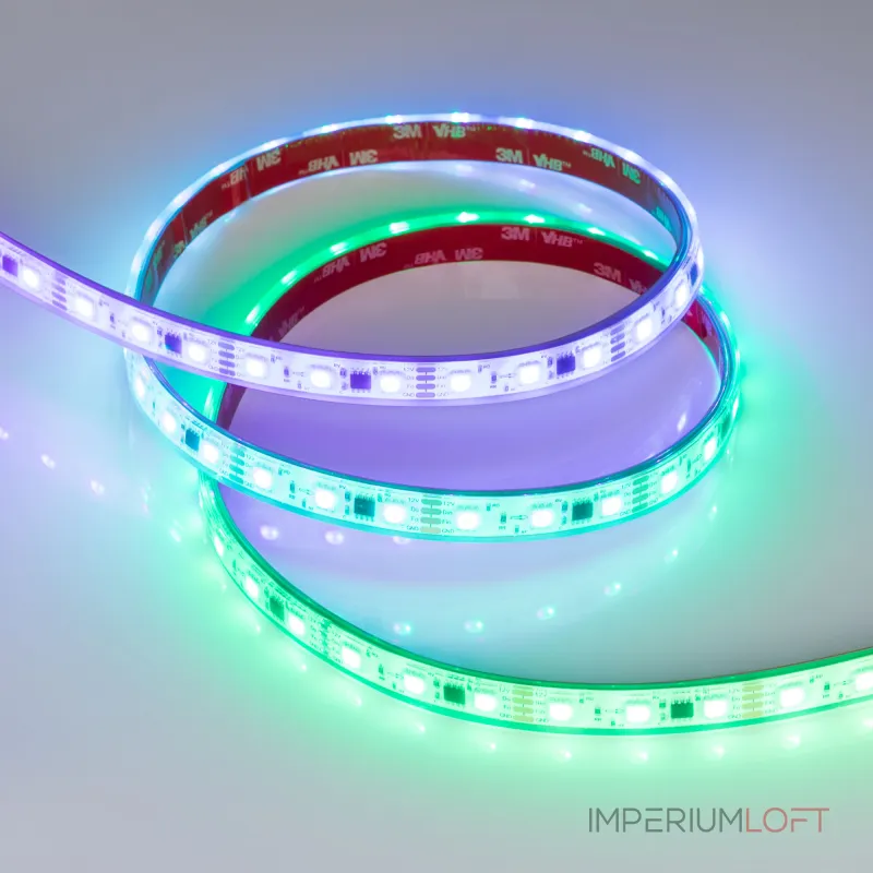 Arlight Лента герметичная SPI-PFS-B60-12mm 12В RGB-PX3-BPT 12 В/м IP68 5060 5м 039177