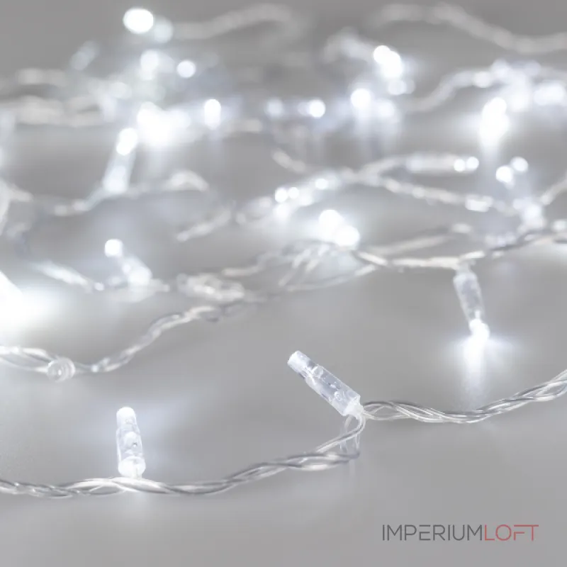 Arlight Светодиодная гирлянда ARD-STRING-CLASSIC-1000-CLEAR-100LED-PULSE White 230В 7Вт Ardecoled IP65 031638